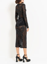 Load image into Gallery viewer, BUTTERFLY MIDI DRESS
