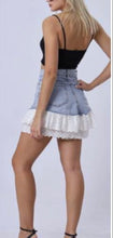 Load image into Gallery viewer, BOW JEAN SKIRT