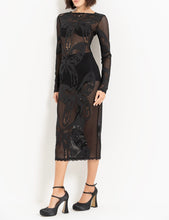 Load image into Gallery viewer, BUTTERFLY MIDI DRESS