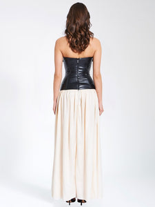 MAAYAN VEGAN LEATHER DRESS