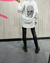 Load image into Gallery viewer, SKULL ZIP UP SHIRT