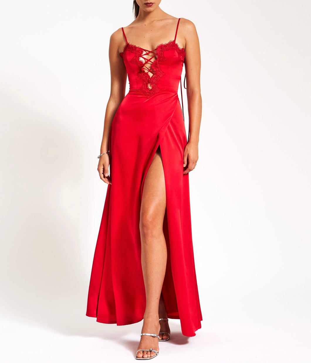 PAMELA SATIN DRESS