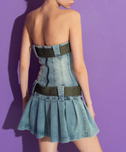 Load image into Gallery viewer, KEEP IT CASUAL DENIM DRESS