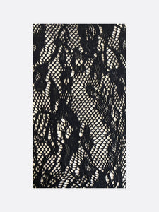 LACE FLORAL PRINT TIGHTS