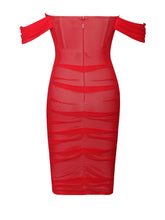 Load image into Gallery viewer, ALICIA MESH CORSET DRESS