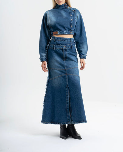 IVY DENIM MAXI SKIRT