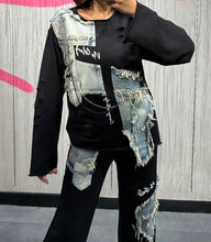 Load image into Gallery viewer, EDGY DENIM PANTS