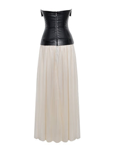 MAAYAN VEGAN LEATHER DRESS