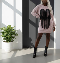 Load image into Gallery viewer, STOLEN HEART SWEATER DRESS