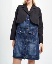 Load image into Gallery viewer, PIPPA DENIM BLAZER DRESS