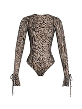 Load image into Gallery viewer, IBERA ANIMAL PRINT BODYSUIT
