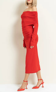 BRITCHES MIDI DRESS