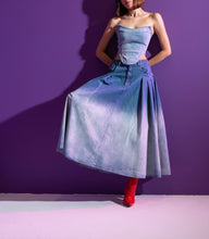 Load image into Gallery viewer, DARE DENIM MAXI SKIRT