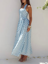 Load image into Gallery viewer, SAMMI HALTER MIDI DRESS