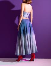 Load image into Gallery viewer, DARE DENIM MAXI SKIRT