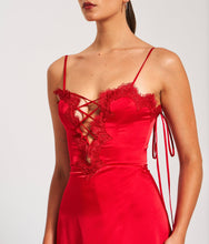 Load image into Gallery viewer, PAMELA SATIN DRESS