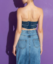 Load image into Gallery viewer, DARE DENIM BUSTIER