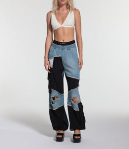 YARA DENIM JOGGERS