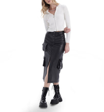 Load image into Gallery viewer, CARGO MIDI SKIRT