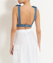 Load image into Gallery viewer, WORTH IT DENIM BUSTIER