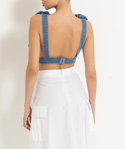 WORTH IT DENIM BUSTIER