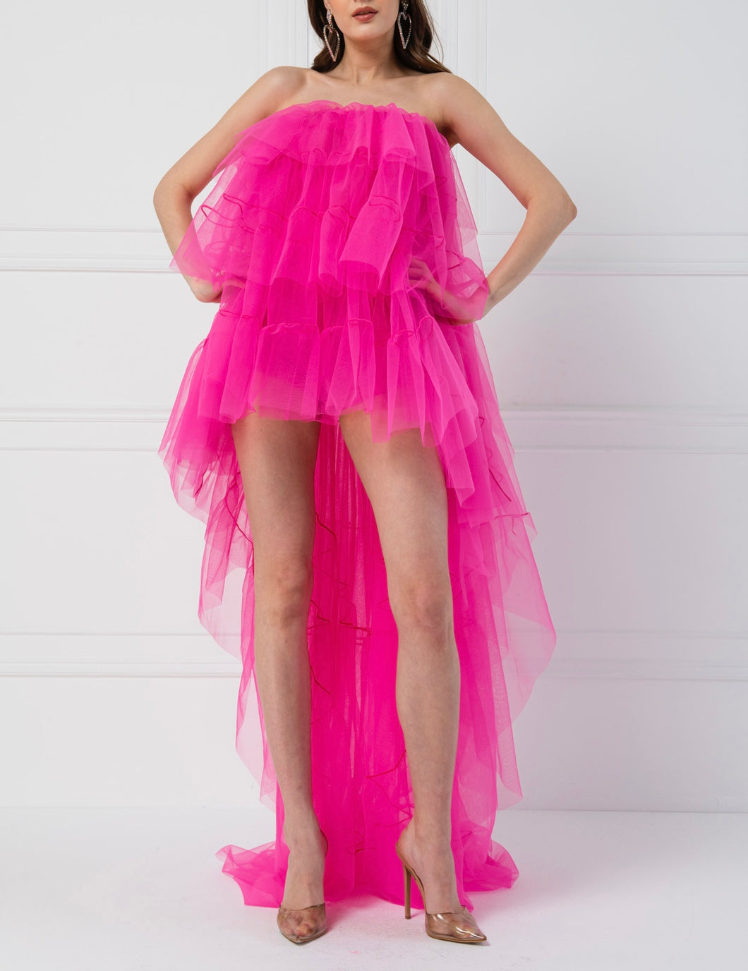 PRETTY IN PINK TULLE DRESS