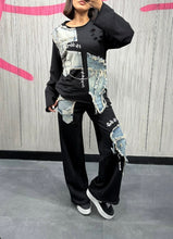 Load image into Gallery viewer, EDGY DENIM PANTS