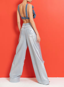 WORTH IT DENIM BUSTIER