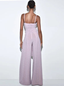 RUTH METALLIC JUMPSUIT