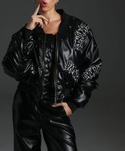 Load image into Gallery viewer, DARKNESS BOMBER JACKET