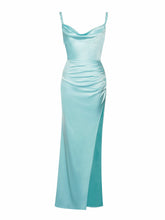 Load image into Gallery viewer, TIFFANY SATIN MAXI DRESS