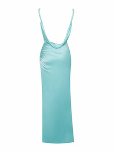 TIFFANY SATIN MAXI DRESS