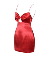 Load image into Gallery viewer, BOW MINI DRESS