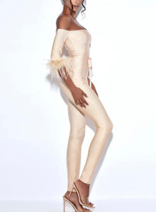 FOXY BANDAGE JUMPSUIT