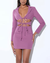 Load image into Gallery viewer, POWER PLAY BLAZER DRESS