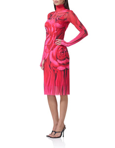 ROSE MESH DRESS