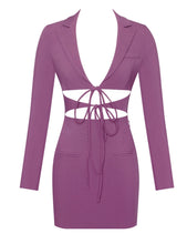 Load image into Gallery viewer, POWER PLAY BLAZER DRESS