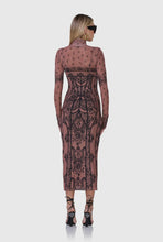 Load image into Gallery viewer, SHAILENE TURTLENECK MESH DRESS
