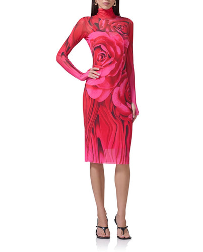 ROSE MESH DRESS