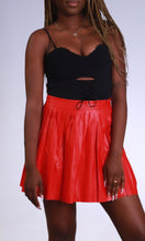 Load image into Gallery viewer, Women-Leatherette-Mini-Skirt.jpg