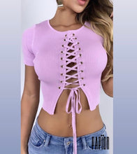 Load image into Gallery viewer, front-and-back-lace-up-top.jpg