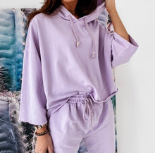 Load image into Gallery viewer, Women-Oversize-Drop-Shoulder-Hoodie-Set.jpg