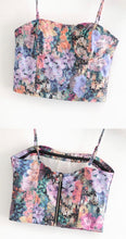 Load image into Gallery viewer,  Women-Floral-bustier-top .jpg