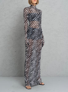 GIYA MESH MAXI DRESS