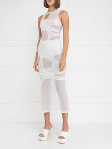 LEVELS SHEER DRESS