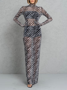 GIYA MESH MAXI DRESS
