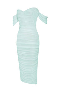 RUSHA MIDI DRESS