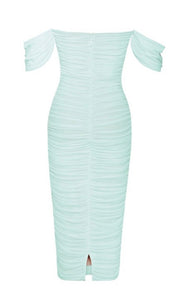 RUSHA MIDI DRESS