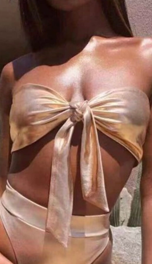 GOLDEN BIKINI SET